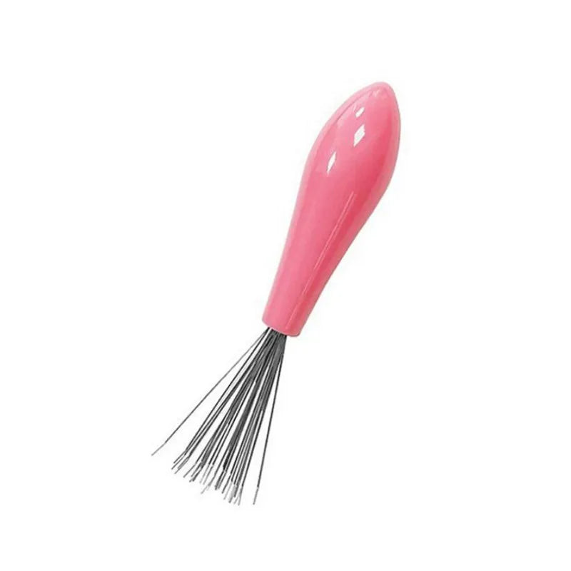 New Mini Hair Brush Combs Cleaner Embedded Tool Plastic Cleaning Remover Handle Tangle Hair Brush Hair Care Salon Styling Tools Zpaxo