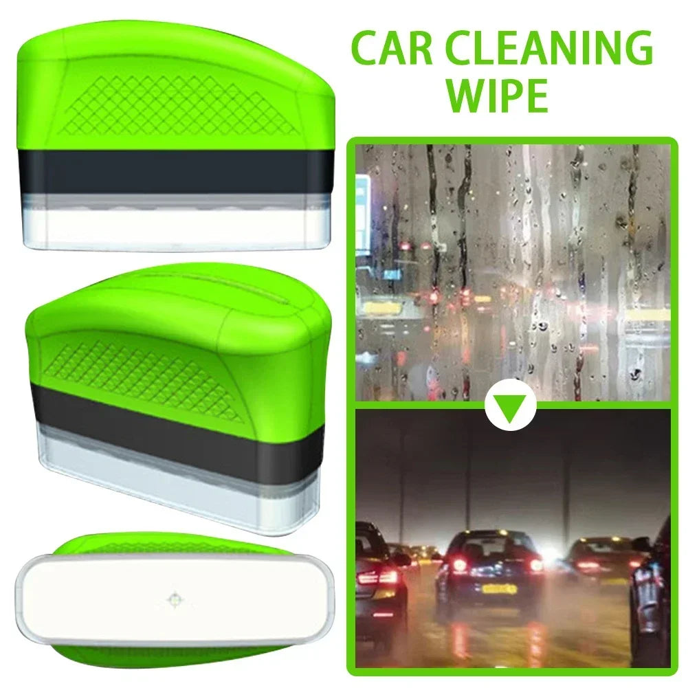 Car Glass Oil Film Wipe Windshield & Side Window Cleaner Instant Oil & Dirt Removal,Crystal Clear Vision & Rain Repellent Zpaxo