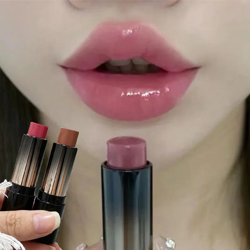 Low Saturation Light Lipstick Nude Brown Long Lasting Moisturizing