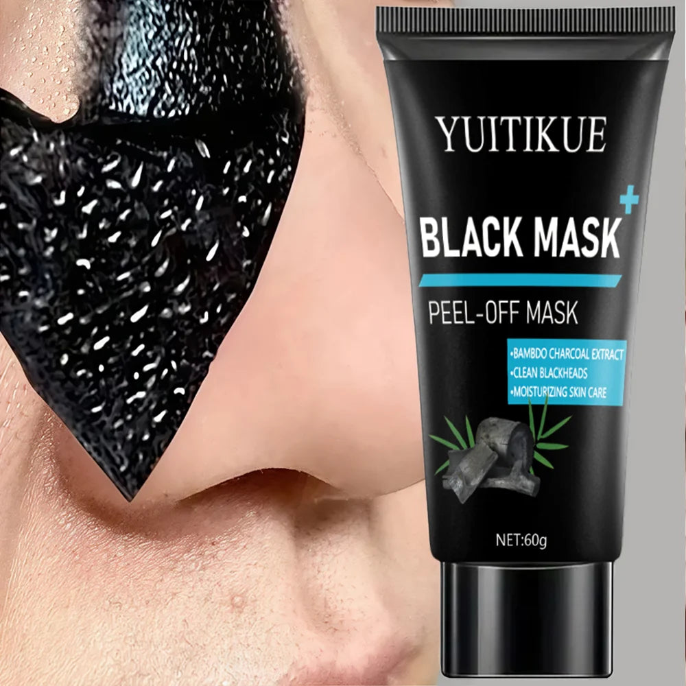 Black Peel Off Mask – Bamboo Charcoal Blackhead Remover 60g Peel Off Face Mask Zpaxo