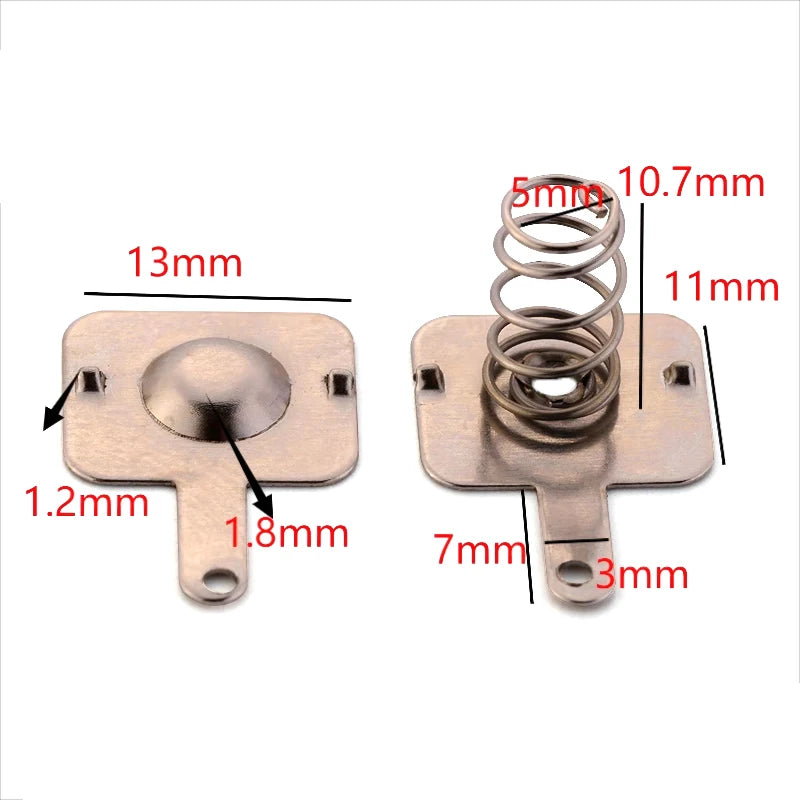 Battery Shrapnel AA AAA Spring Positive Negative Contact 10pairs Toy