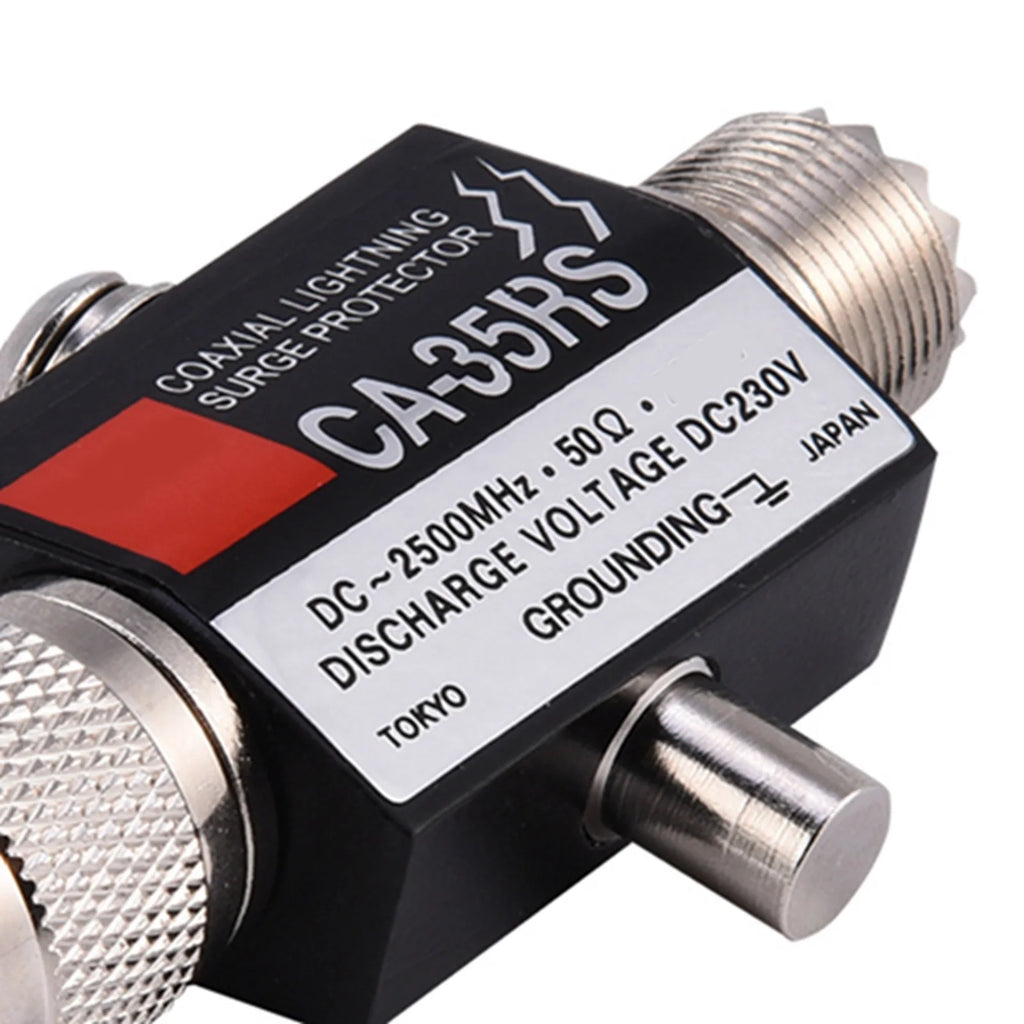 Lightning Surge Protector Male to Female UHF Antenna Lightning Arrestor CA-35RS Coaxial Lightning Surge Protector Arrester Zpaxo