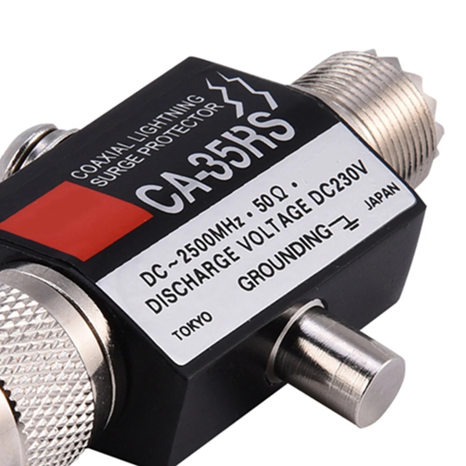 Lightning Surge Protector Male to Female UHF Antenna Lightning Arrestor CA-35RS Coaxial Lightning Surge Protector Arrester Zpaxo