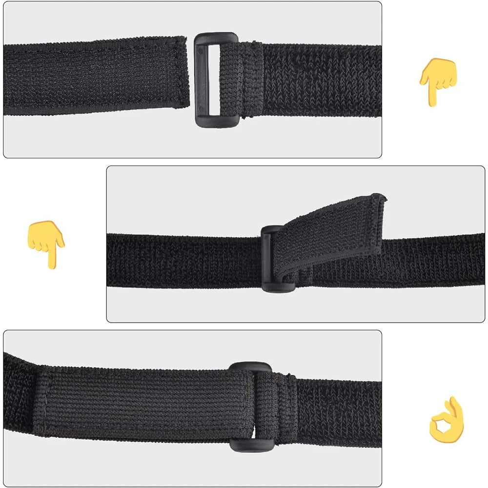6Pcs Fastening Cable Straps Reusable Cable Ties Molle Accessories Adjustable Securing Straps Nylon Hook and Loop Cord Ties Zpaxo