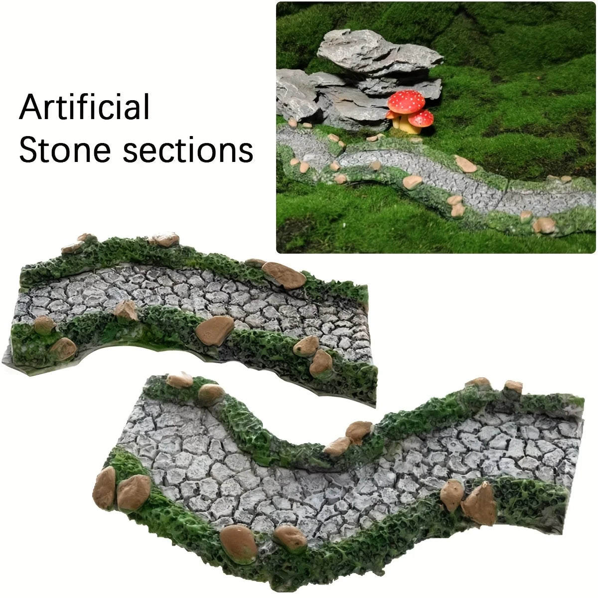 Miniature Stone Path – Fairy Garden Resin Art Decor DIY