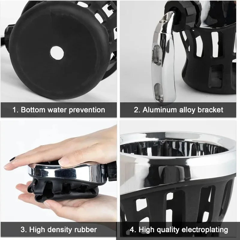 Motorcycle Handlebar Cup Holder – Harley, Honda & More