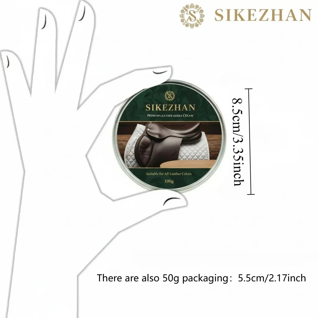 Professional High Quality Leather Saddle Cream Nourishing Softening Anti‑Crack Conditioner for Horse Saddles Cleaner Polishing Zpaxo