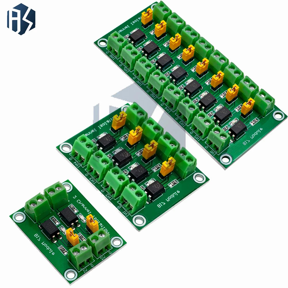 PC817 2 4 8 Channel Optocoupler Isolation Board Voltage Converter Adapter Module 3.6-30V Driver Photoelectric Isolated Module Zpaxo