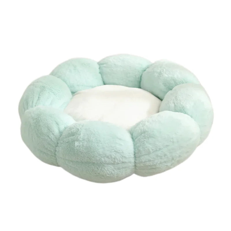 Comfortable Sleep Pet Bed Unique Flower-shaped Indoor Outdoor Use Dog