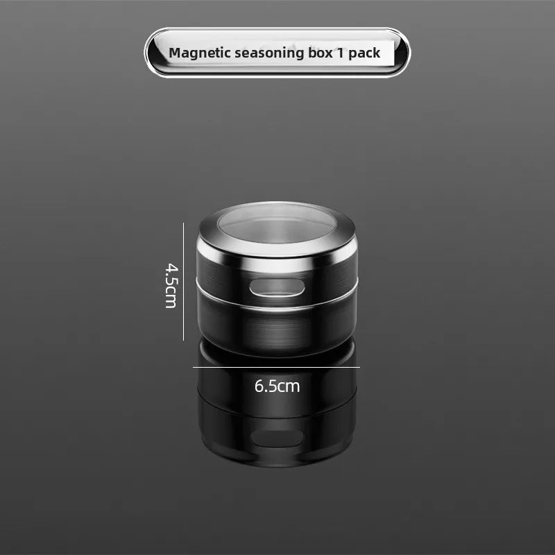 Magnetic Spice Jar Stainless Steel Tins Pepper Spray Tools Seasoning Zpaxo 1PC