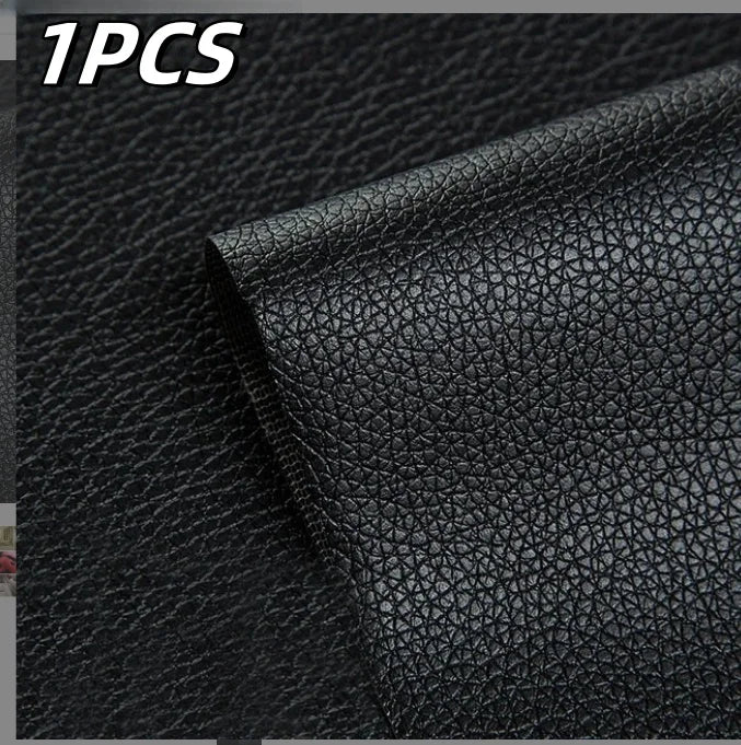 25x60CM Self Adhesive PU Leather Repair Patch Patches Furniture Car Zpaxo Black-1PC 25x30cm