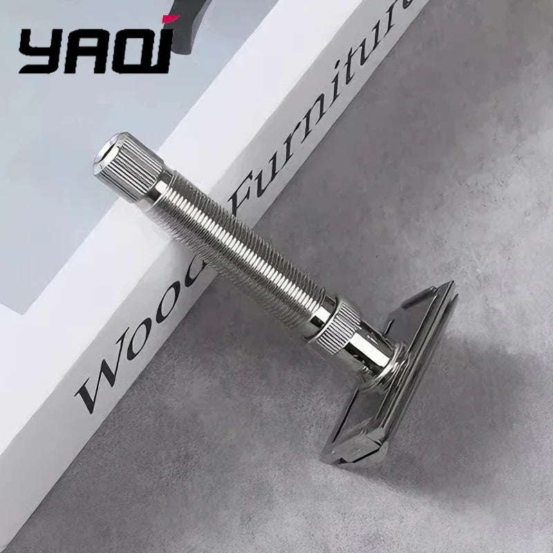 YAQI Razzo Rocket Safety Razor – Chrome Stainless Steel Men's Men's Safety Razor Zpaxo