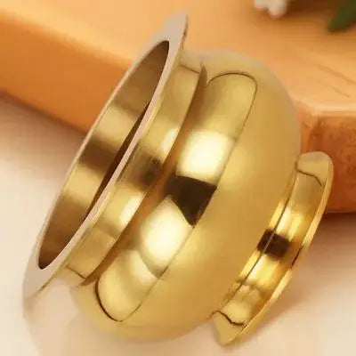 Copper Incense Burner Delicate Round Shape Desktop Religious Censer