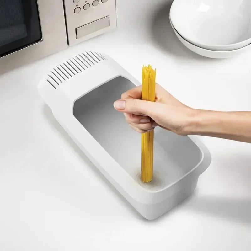 Microwave Pasta Cooker Drainage Box – Wash, Cook & Store Pasta Cooker Box Zpaxo