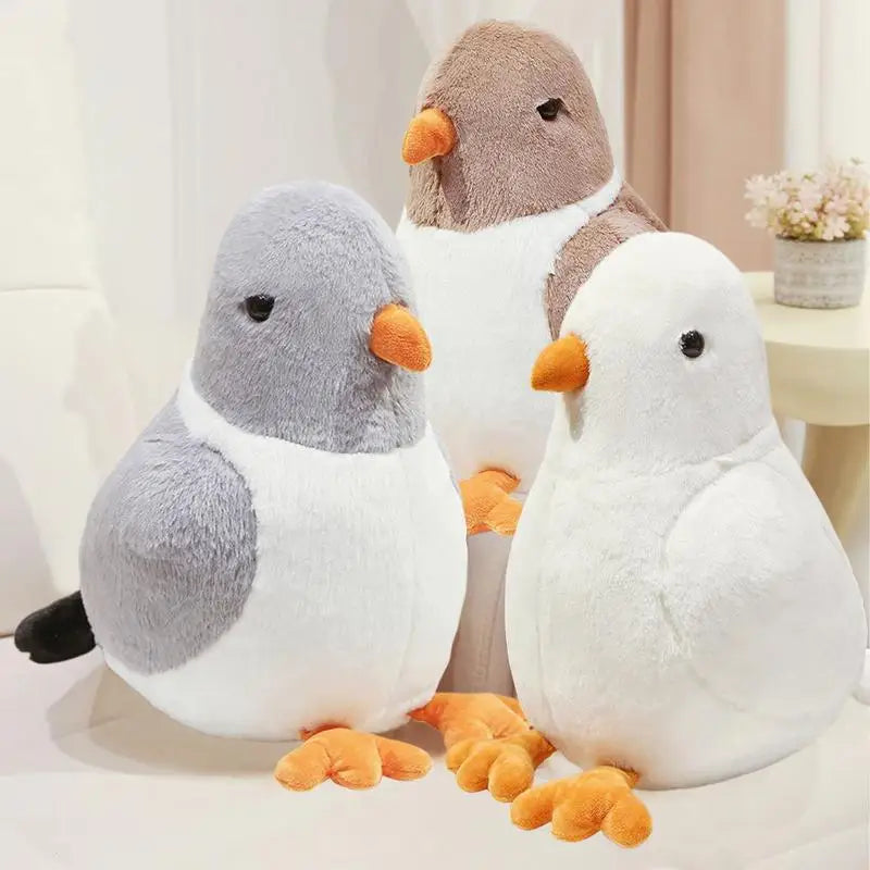 Pigeon Stuffed Animal Peace Bird Ornaments Safe PP Cotton Doll For Boys Girls Sleep Companion Family Friends Colleagues Birthday Zpaxo