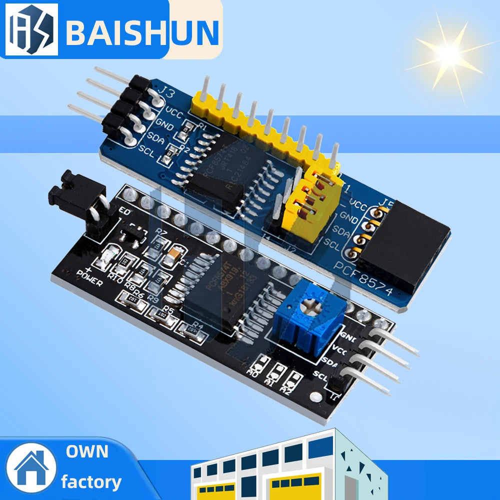 PCF8574 I2C I/O Expander Module: IO Expansion Board for Development & Evaluation Zpaxo