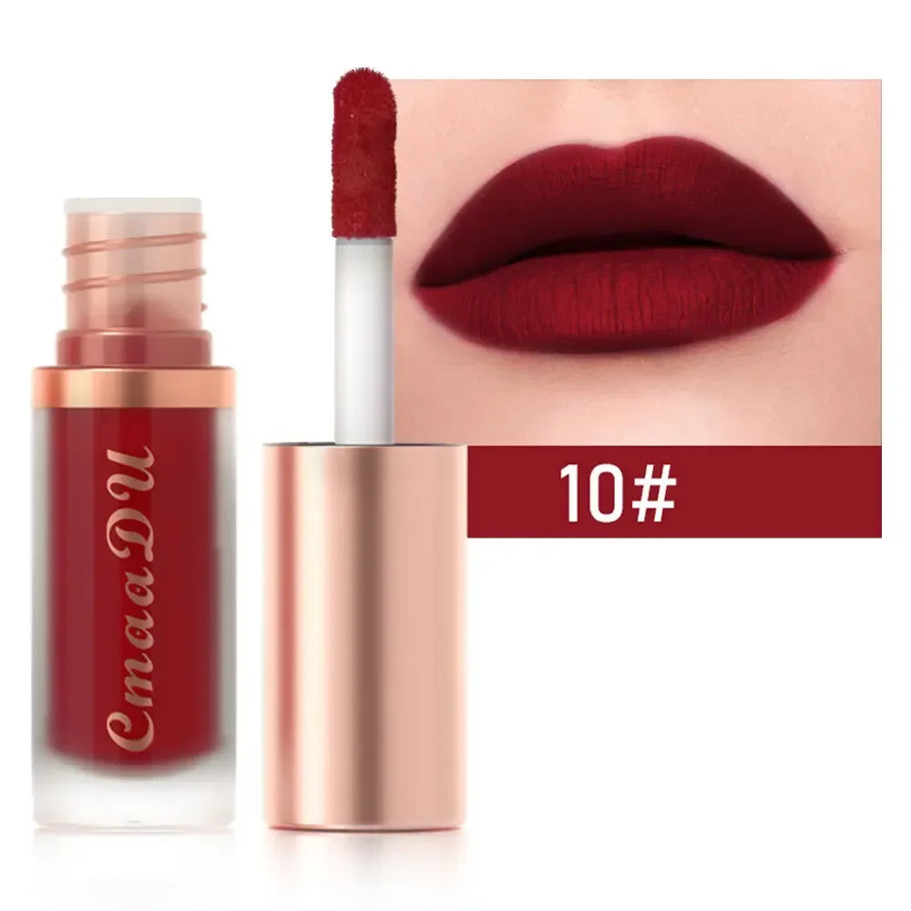 Waterproof Matte Velvet Lip Glaze Moisturizing Long Lasting Non-stick Zpaxo 10