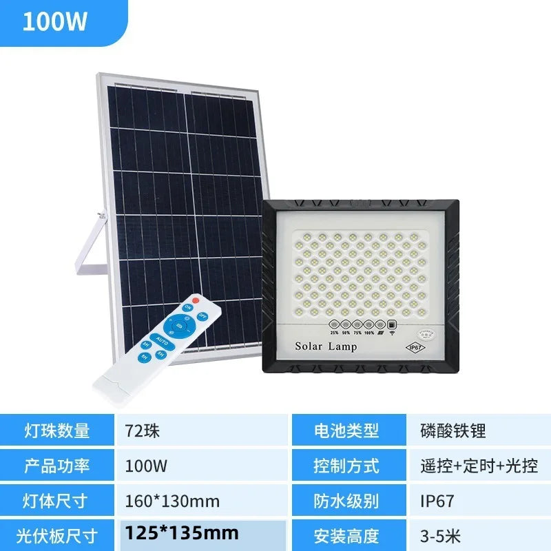 LED Waterproof Power Indoor Home Lighting Solar Light Courtyard Zpaxo 72LED