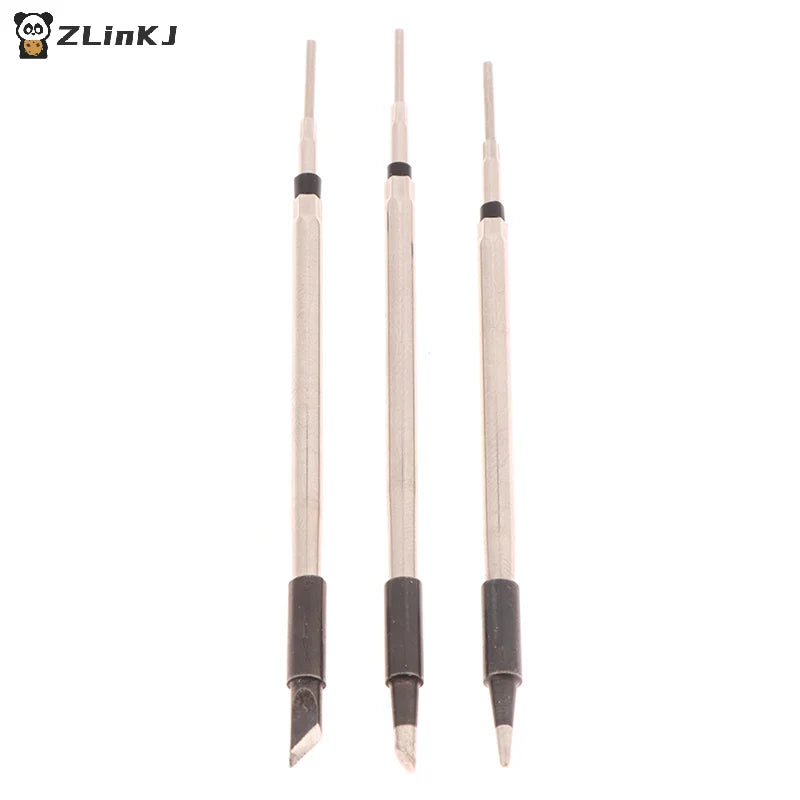 ▶1PCS Ceramic Heating Core Soldering Iron Tip Horseshoe Tip Round Pointed Stainless Steel Soldering Iron Tool Accessor Zpaxo