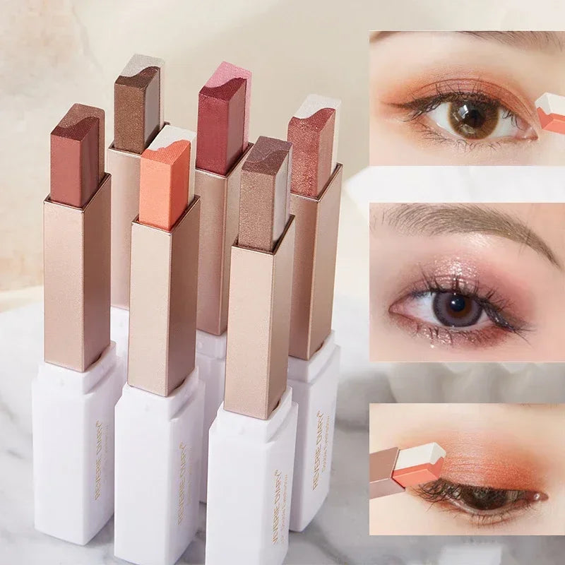 1 Pearly Glitter Highlighter Eyeshadow Stick Waterproof Long Lasting