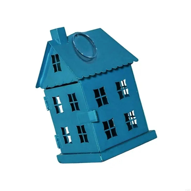 Iron House Hanging Holder Tealight Ornament Decors