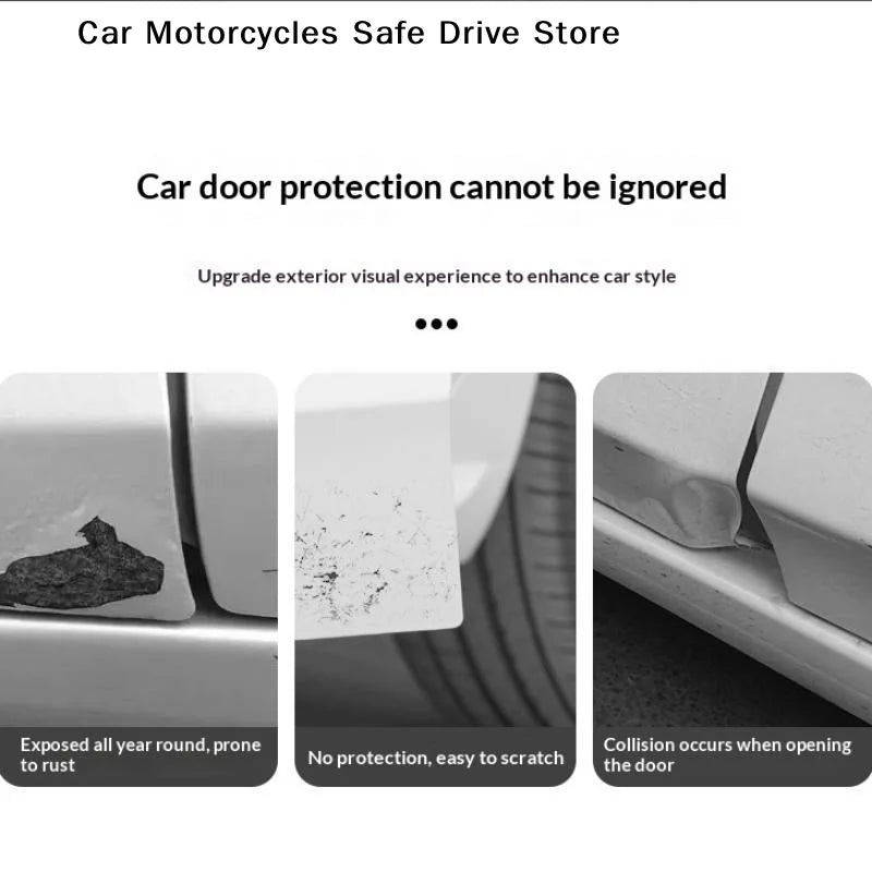 2 4pcsCar Door Corner Anti-collision Covers Protection Cover Auto