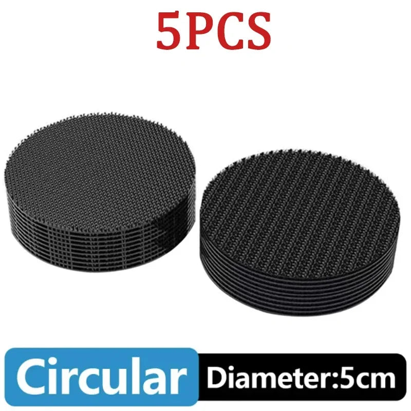 5 10 Household Carpet Fixing Patch Double-sided Adhesive Paper Zpaxo China Mainland Round 5PCS