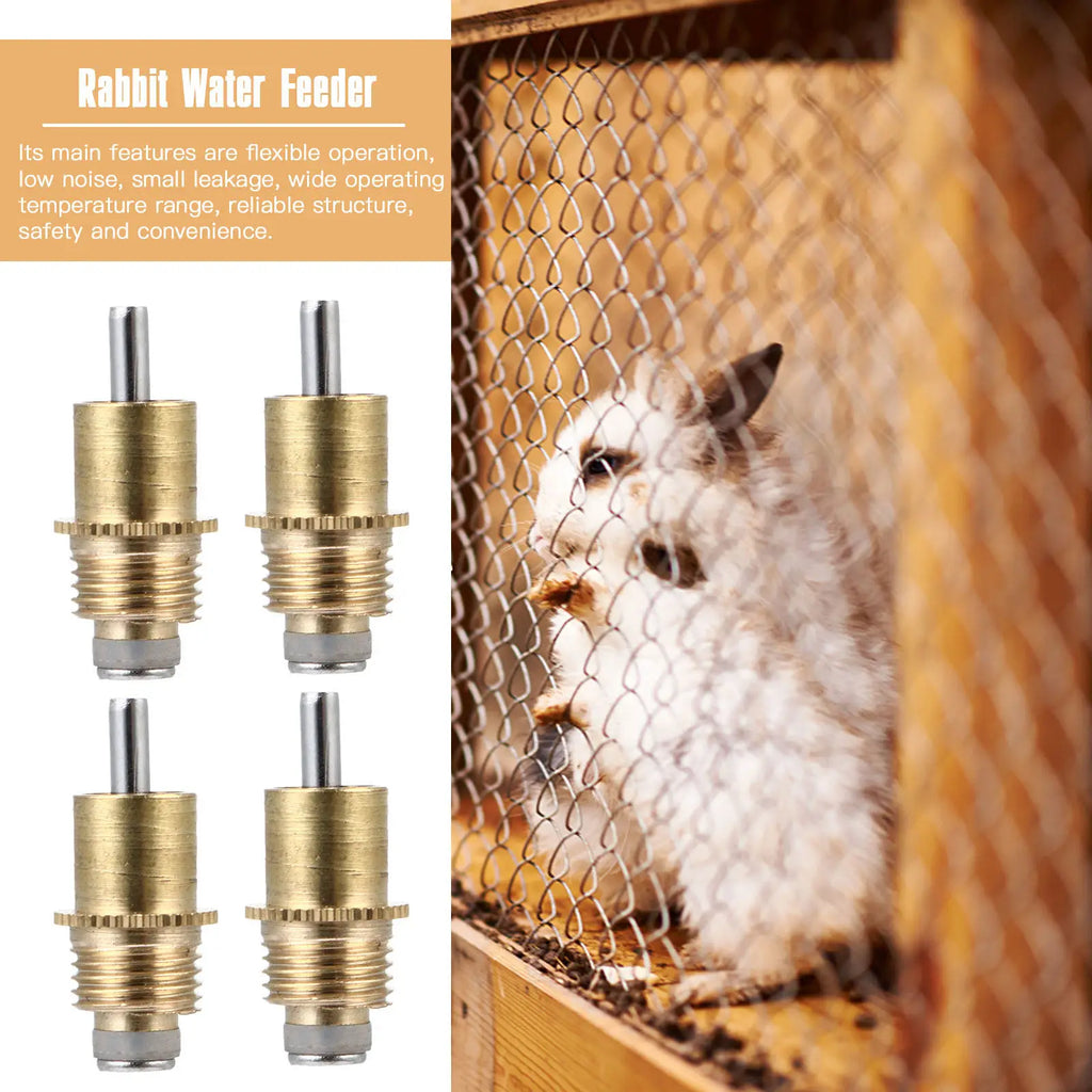 Rabbit Automatic Waterer High-quality Thickened Copper Nipple Drinker