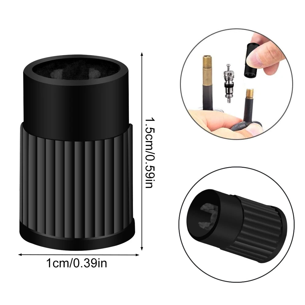 Tire Valve Stem Caps & Core Remover Tool – Universal Fit