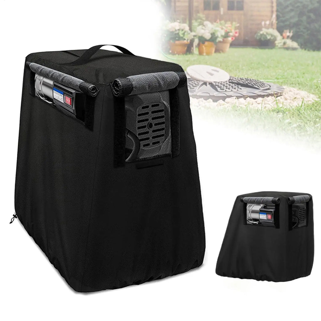 Well Pump Covers Protector Shield Handle Water Booster Pump Cover for Home Outdoor Backyard Farm Pathway Irrigation System Zpaxo