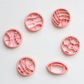6 Pcs Clay Earrings Molds Football Jewelry Making Molds Handmade Basketball Earrings Cutting Molds for Earrings Making Zpaxo CN