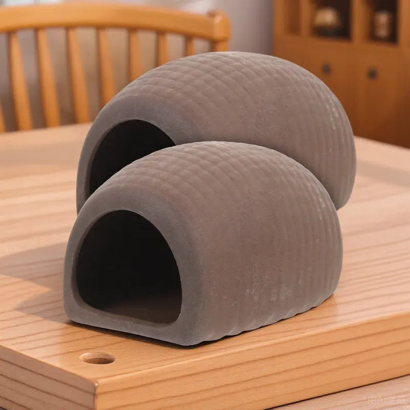 Ceramic Fish Tank Decor Cave Shelter Shrimp Hideout Natural