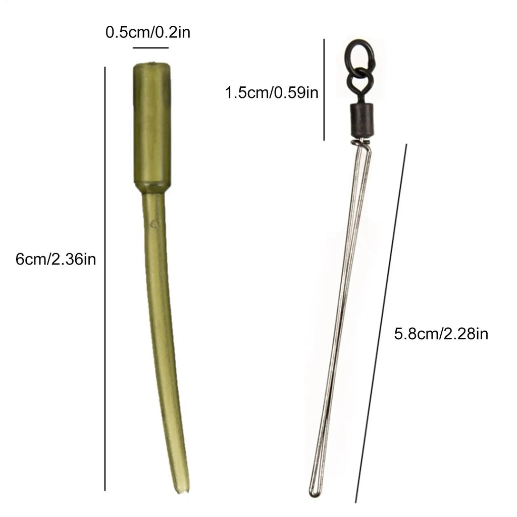 Lead Insert End Tackle Swivels Quick Change Carp Fishing Terminal Rig