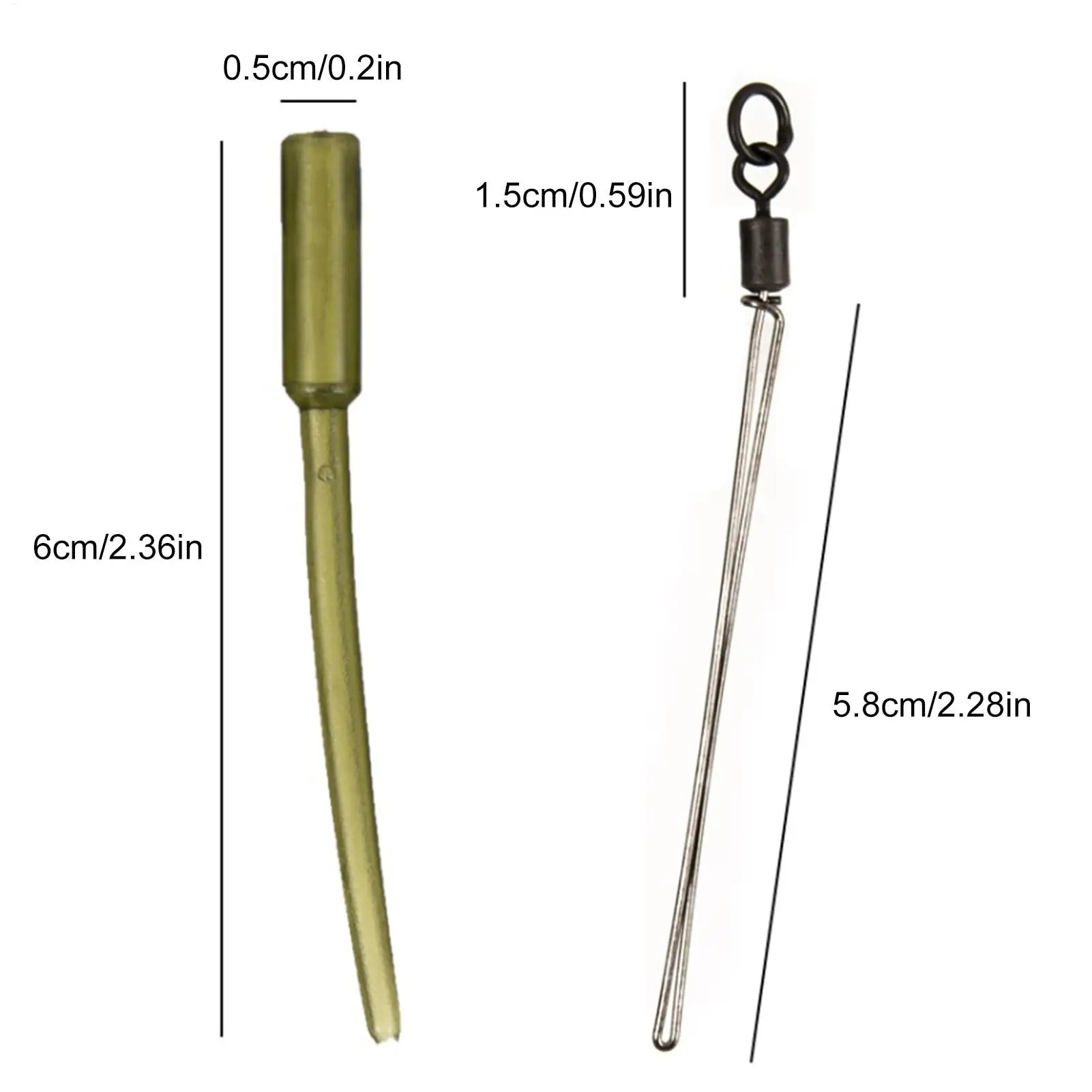 Lead Insert End Tackle Swivels Quick Change Carp Fishing Terminal Rig