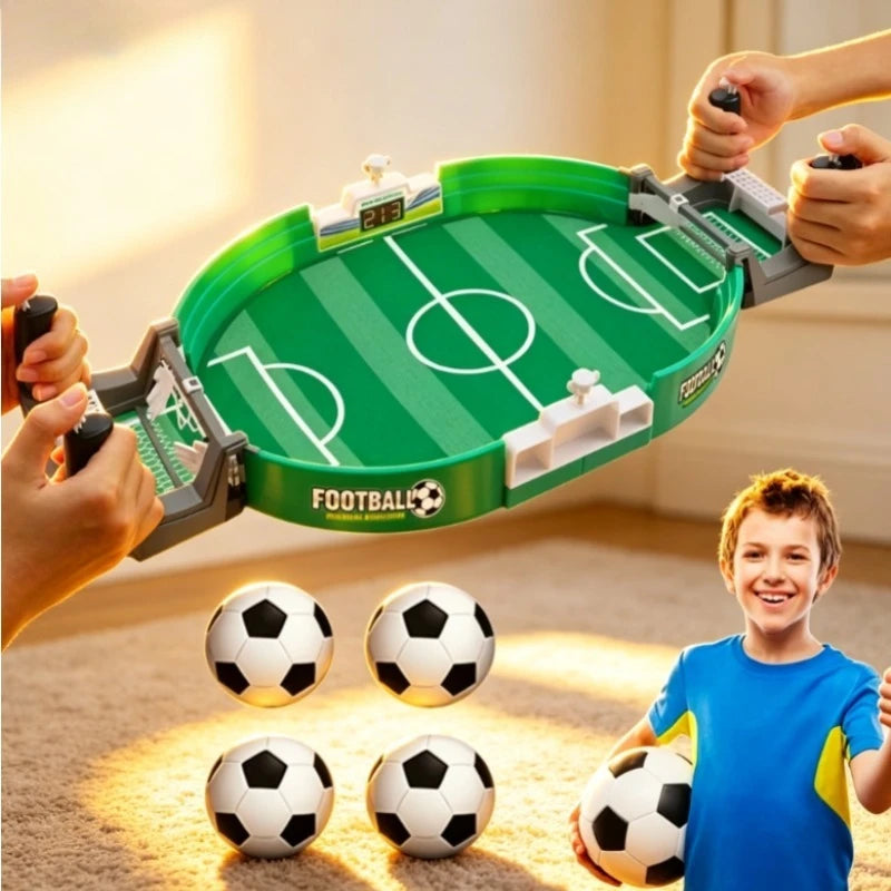 Interactive Soccer Tabletop Game Youngsters Educational Toy 2 Balls