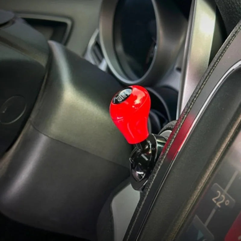Retro Joystick Push Start Button Cover | Aluminum Car Decor