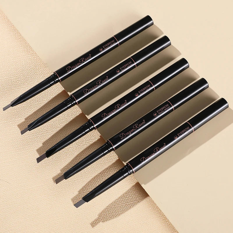 Extremely Fine Double-headed Waterproof Eyebrow Pencil Lasting Matte Eyebrow Pen Makeup Brown Eye Brow Pencil for Beginner Zpaxo
