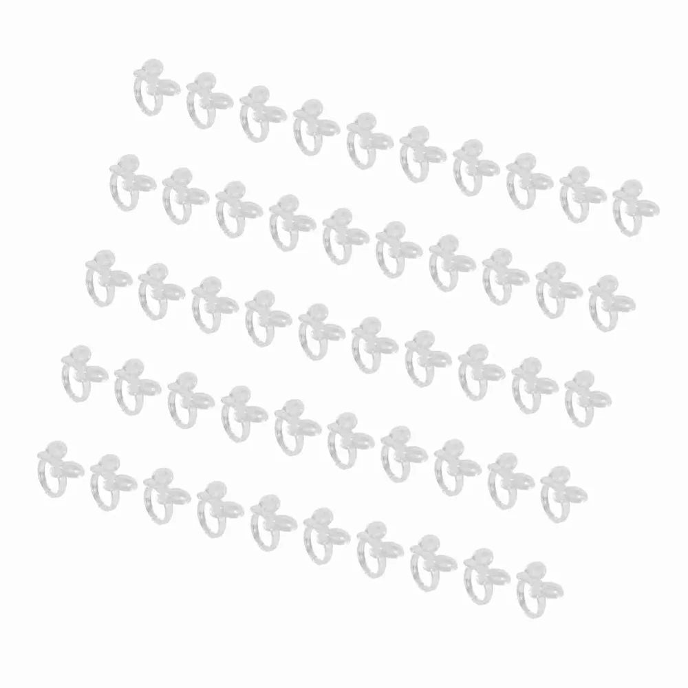 Transparent Gel Showing Ring Butterfly Display Nail Chart Art Tool Zpaxo