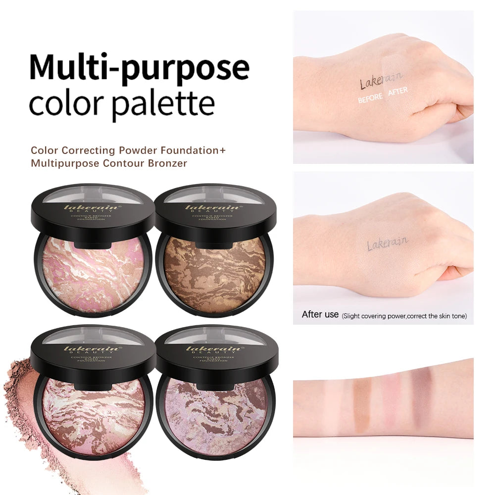 Matte Loose Powder Waterproof Oil-control Matte Full Coverage Face Makeup Makeup Setting Loose Powder Baked Powder Foundation Zpaxo