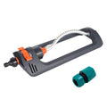 Automatic Oscillating Sprinkler 4 Modes Aluminum Tube Swing 19 Hole Zpaxo Army Green