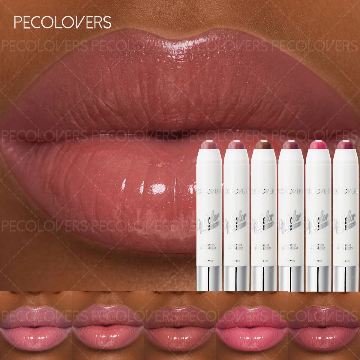 Moisturizing Sandwich Lipstick Combining Lip Balm Nude Waterproof Zpaxo