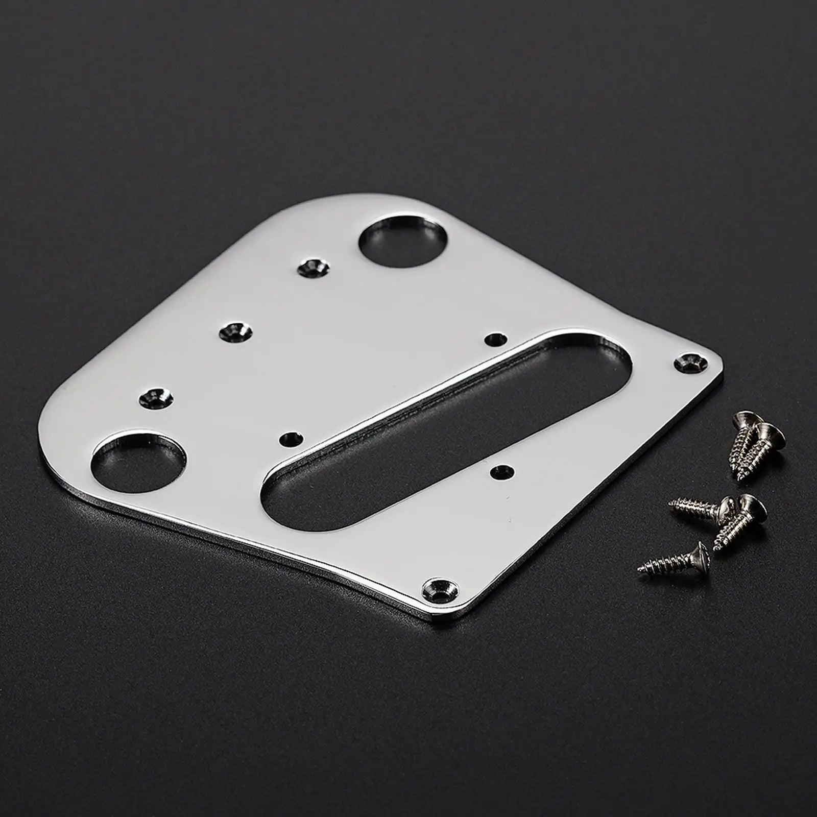 Guitar Tremolo Bridge Plate – B50 Metal Replacement Adapter Guitar Bridge Part Zpaxo