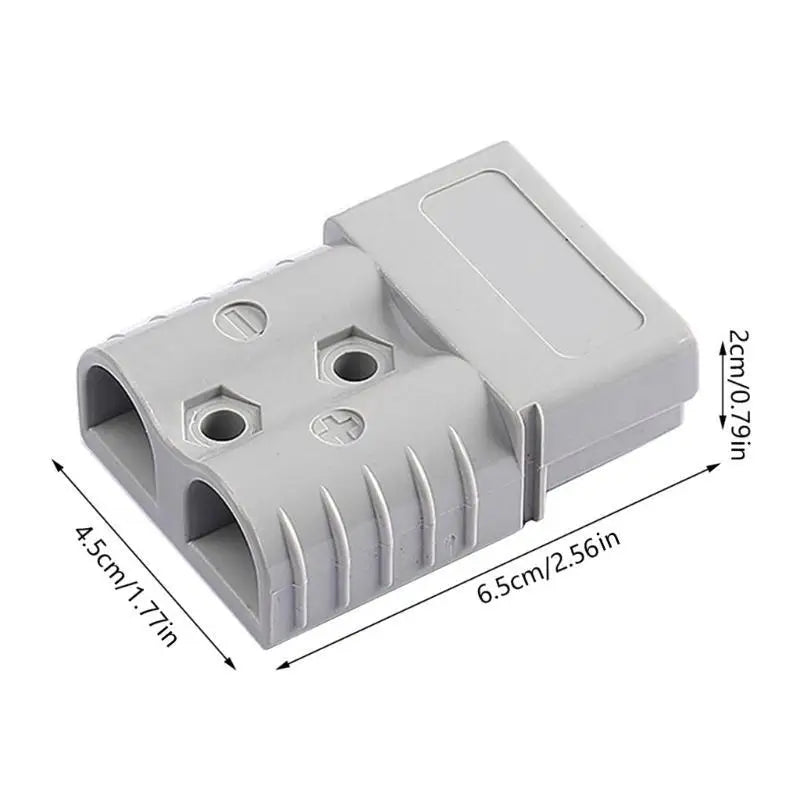652F Bluegray Red Double Pole Copper Contact Power Connectors 120A Zpaxo