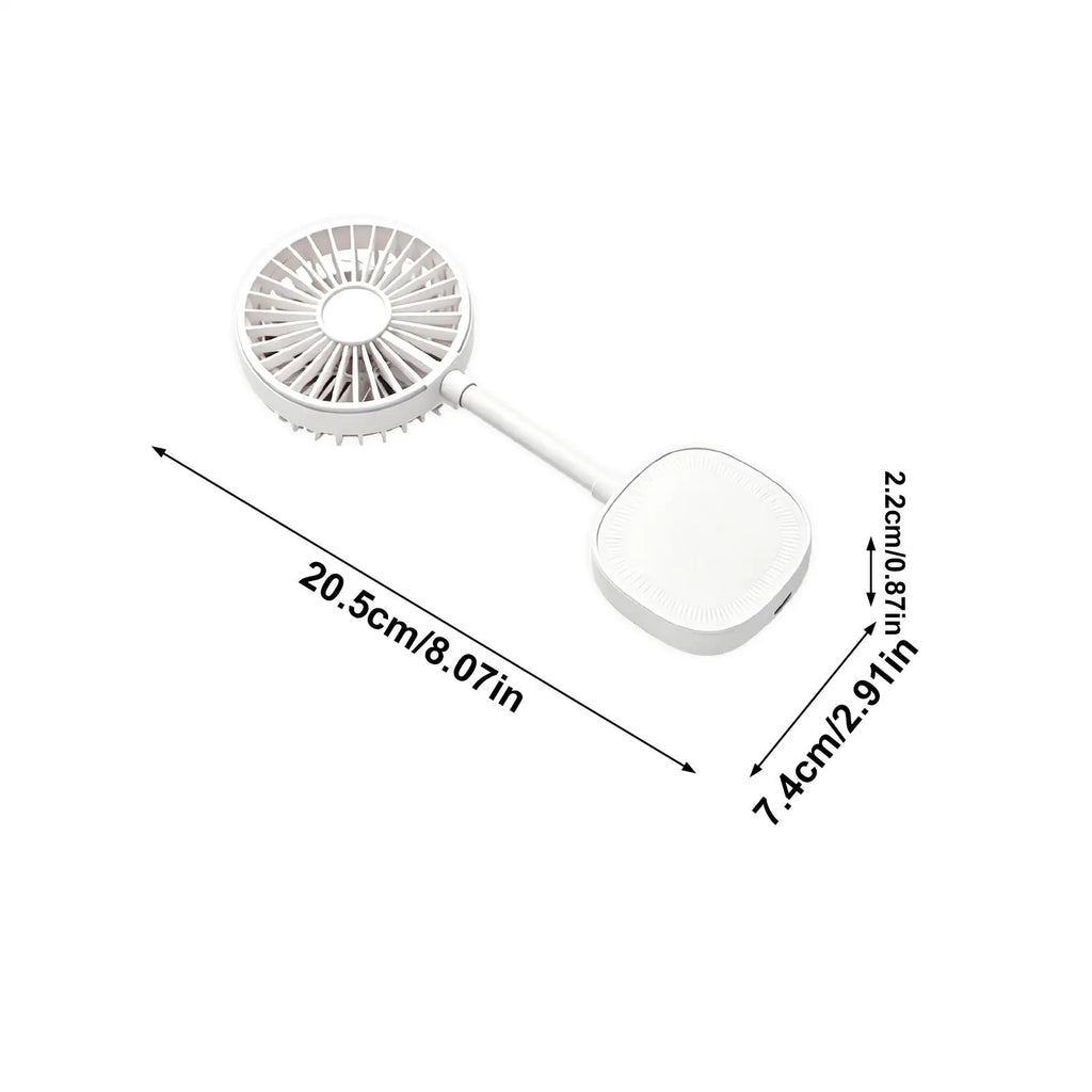 Magnetic Portable Fan Handheld Cooling Device With Phone Stand Rechargeable Mini Handheld Fan For Women Men Travel Cruise Picnic Zpaxo