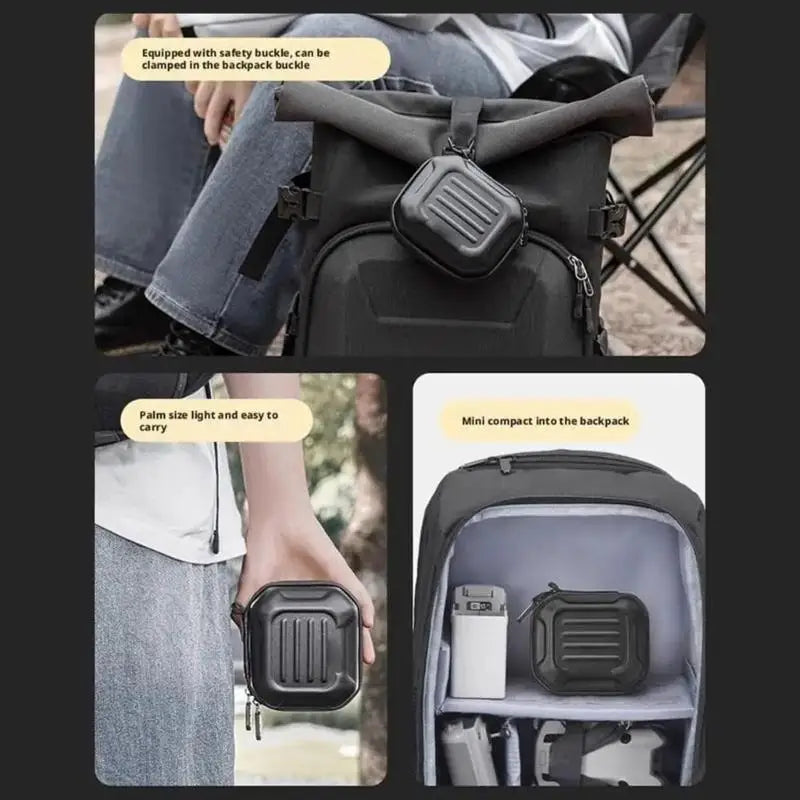 652F Lightweight Compactly Storage Bag Sports Cameras Shell Case Zpaxo