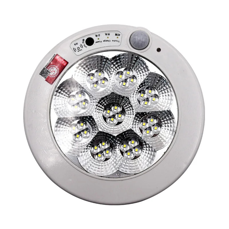 PIR Radar LED Emergency Ceiling Light – Rechargeable 7W/11W
