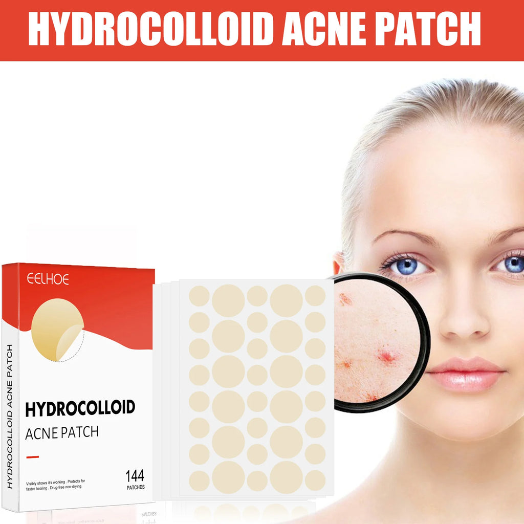 Hydrocolloid Acne Patches 2 Sizes Invisible Makeup-Friendly Pore Care Acne Pimple Patch Breathable for Comedones Treatment Zpaxo