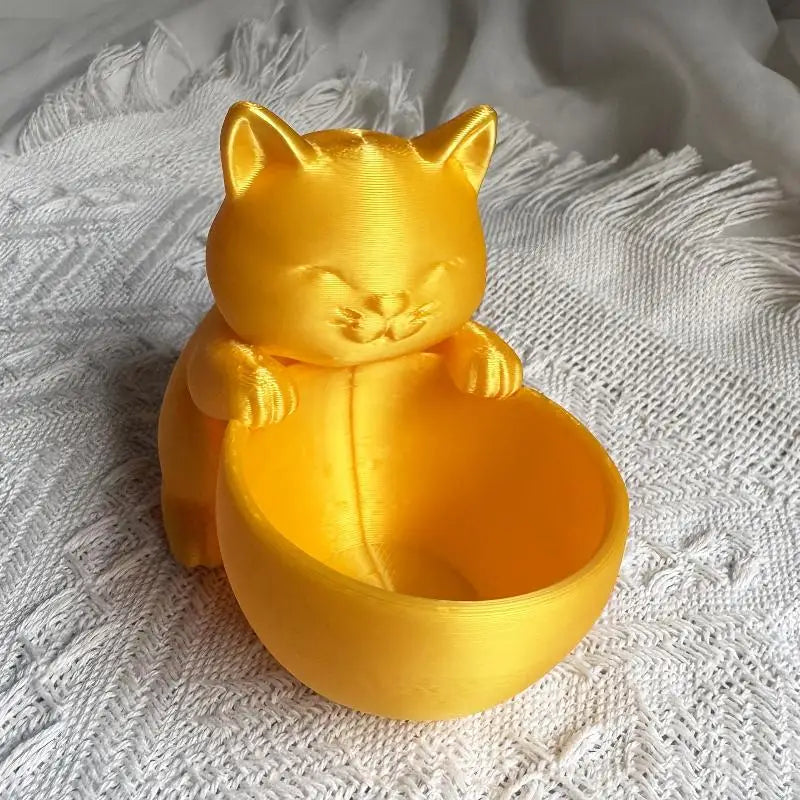 Cat-Shaped Pot With Drainage Holes Uniquely Designed For Succulents Small Flowers And Cacti Bedroom Offices Desktop Ornament Zpaxo A3