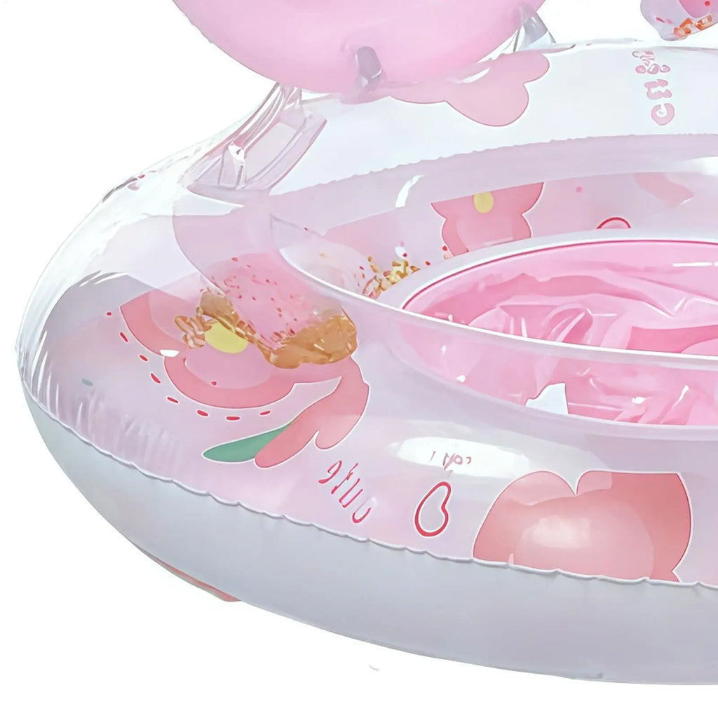 Kids Pool Float Sun Protection Floating Seat Play Swimming Pool Floats With Sunshade For Summer Lake River Party Camping Travel Zpaxo
