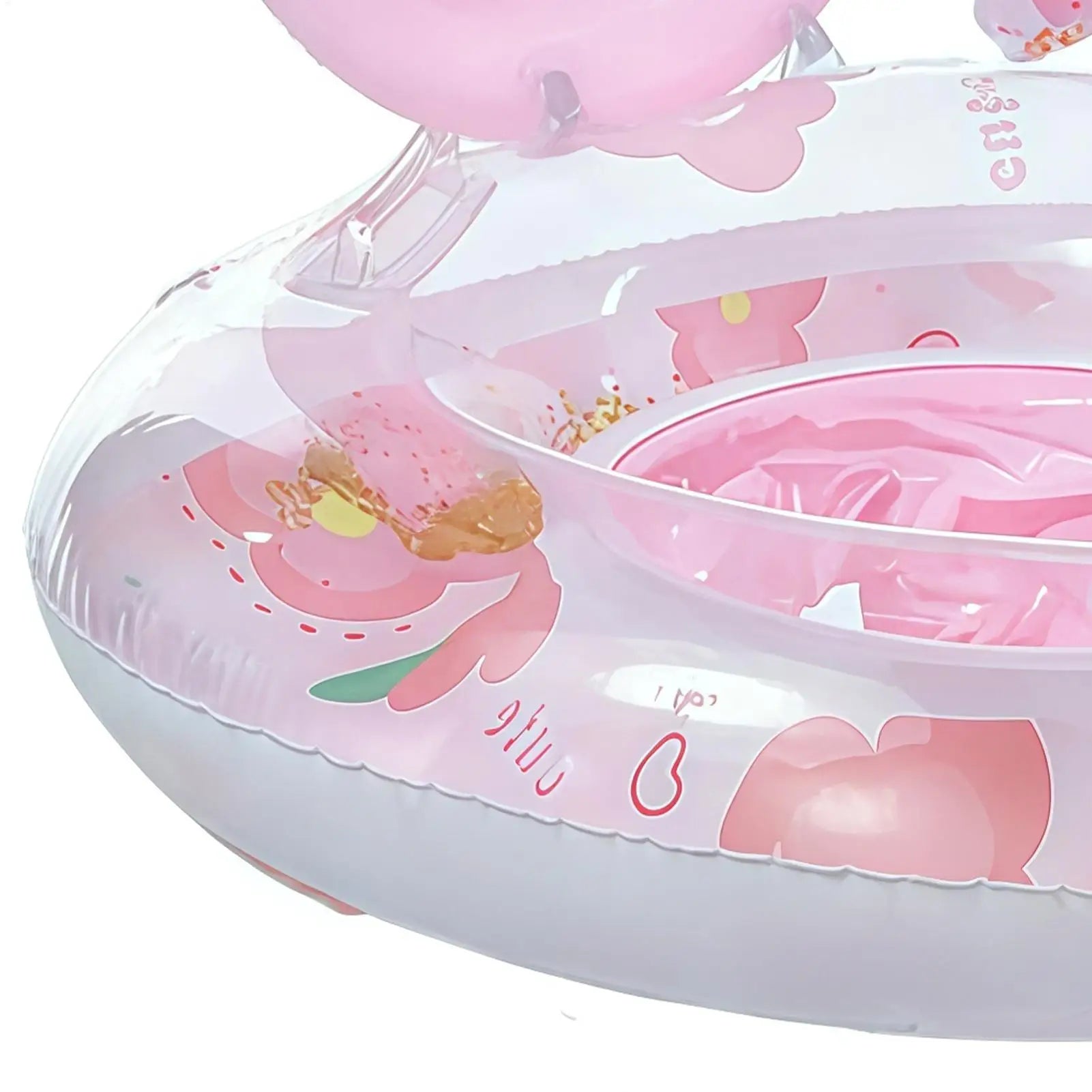 Kids Pool Float Sun Protection Floating Seat Play Swimming Pool Floats With Sunshade For Summer Lake River Party Camping Travel Zpaxo